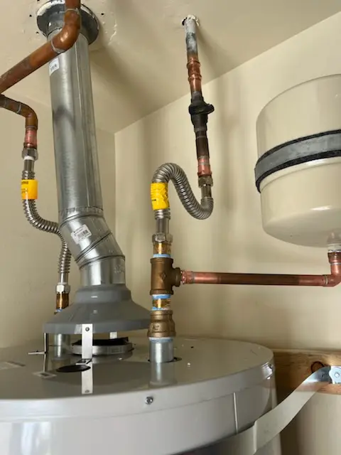 Water heater installation and plumbing repair in Novato